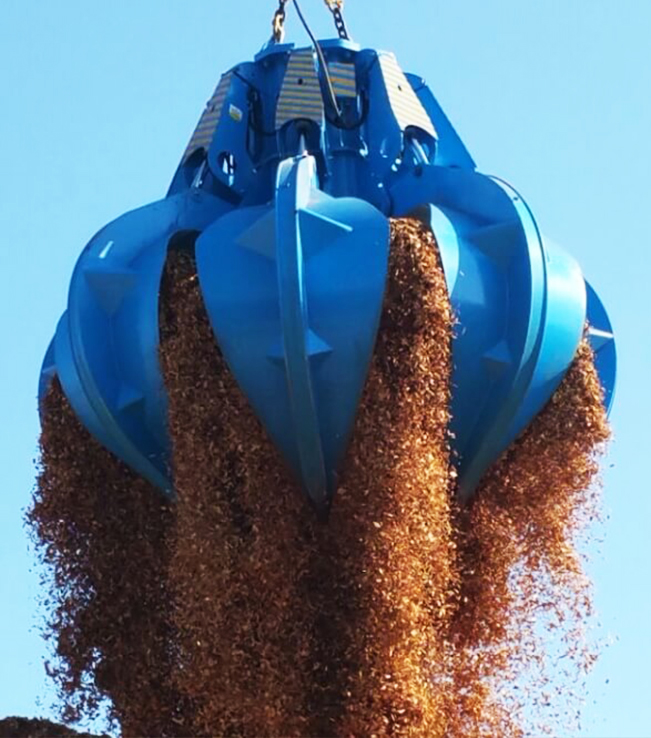 Electro Hydraulic Orange Peel Grab